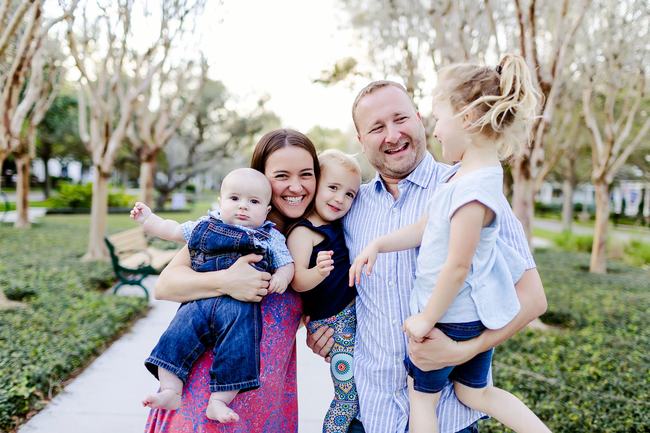 Florida Family Photographer/ Beautiful Outdoor Family portraits