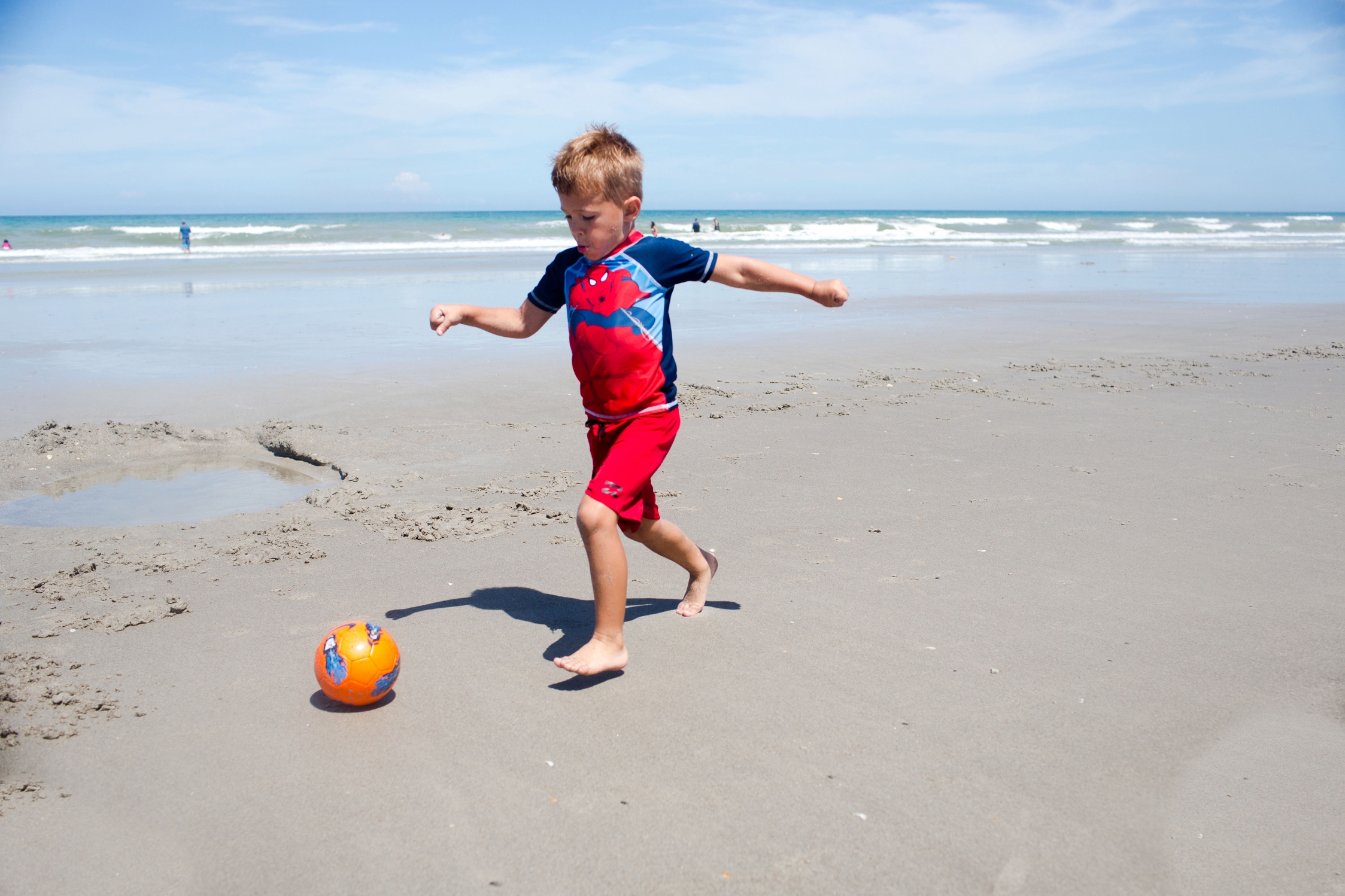 family fun at cocoa beach, children and family photography