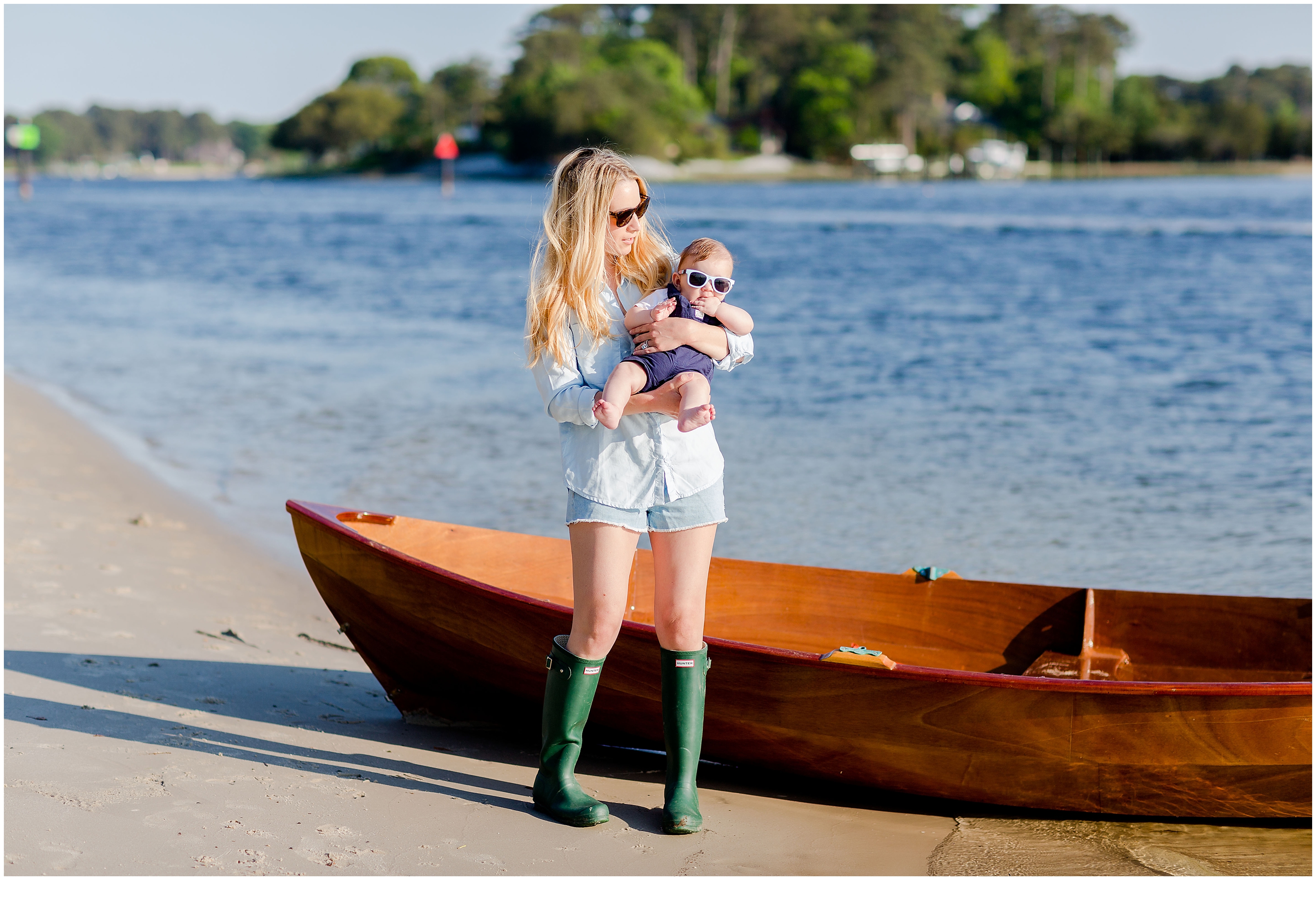 Virginia Beach, Virginia Row Boat inspired Family portraits