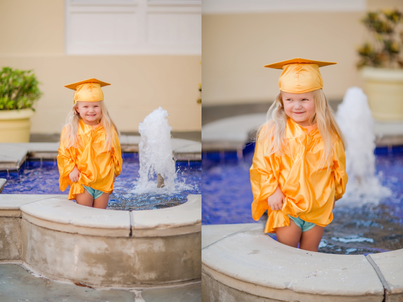 A splashing Preschool Graduation Lifestyle Photography by Brooke Tucker Photography