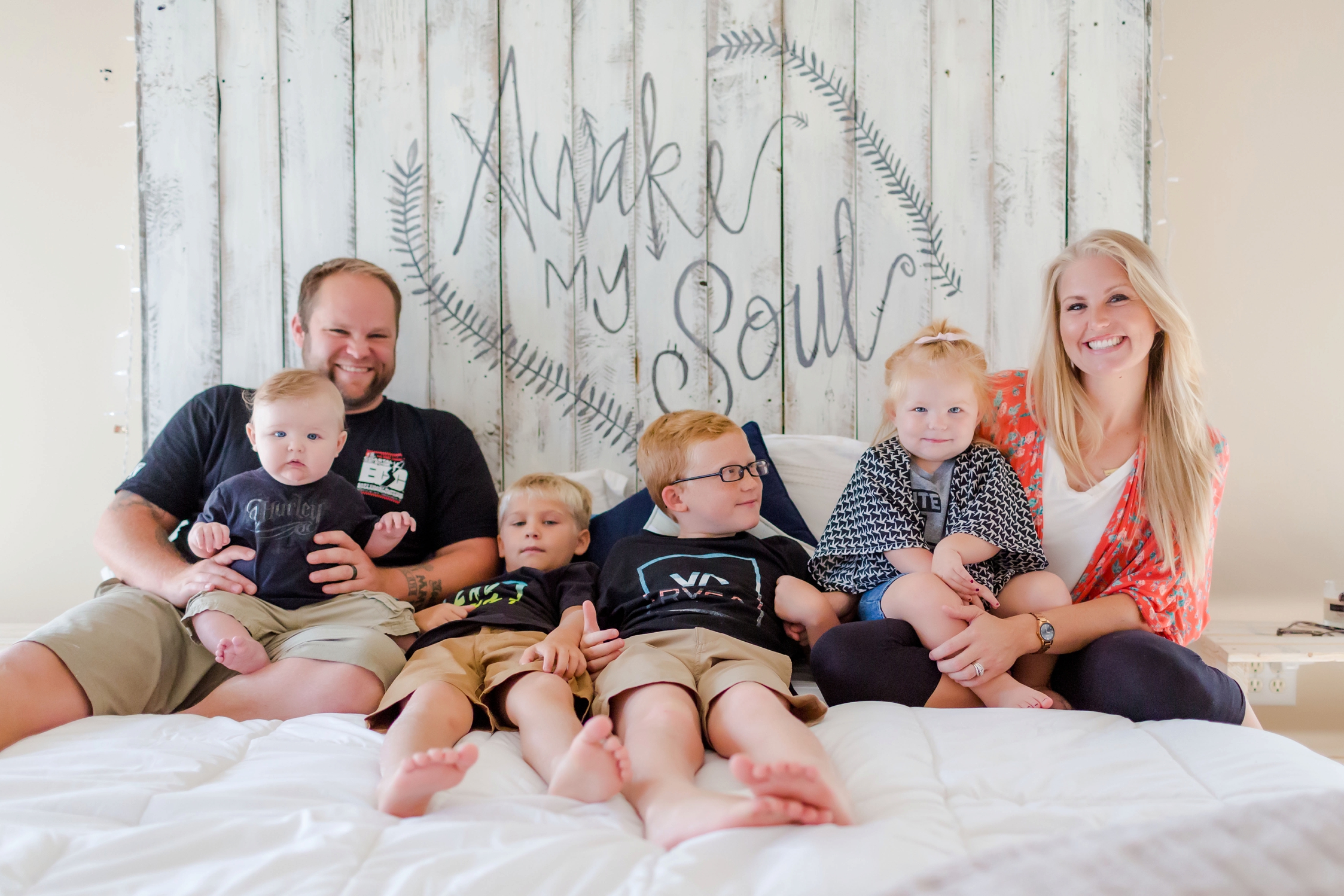 In home family lifestyle photography Brooke Tucker
